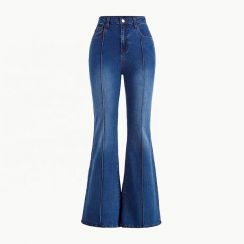 Womens High Waisted Flared Jeans