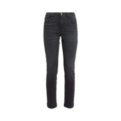 Womens High Waisted Thin Small Straight Jeans