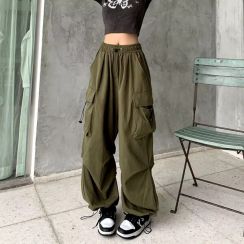 6Pcs Fashion Street Pants Straight Casual Work Pants