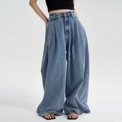 3Pcs Womens Hip Hop Loose Wide Leg Pants